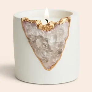 Sweet Musk Geode Candle